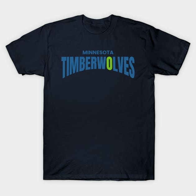 minnesota timberwolves T-Shirt by ALSPREYID